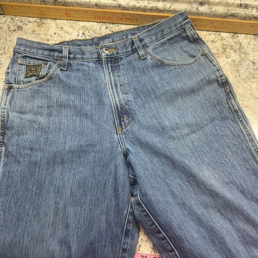 Cinch Jeans Mens 36x36 Original Fit Distressed MB90530 002 Western Green Label